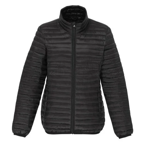 Anniversary Sale trendy puffer coat2786 Womens/Ladies Tribe Hooded Fineline Padded Jacket