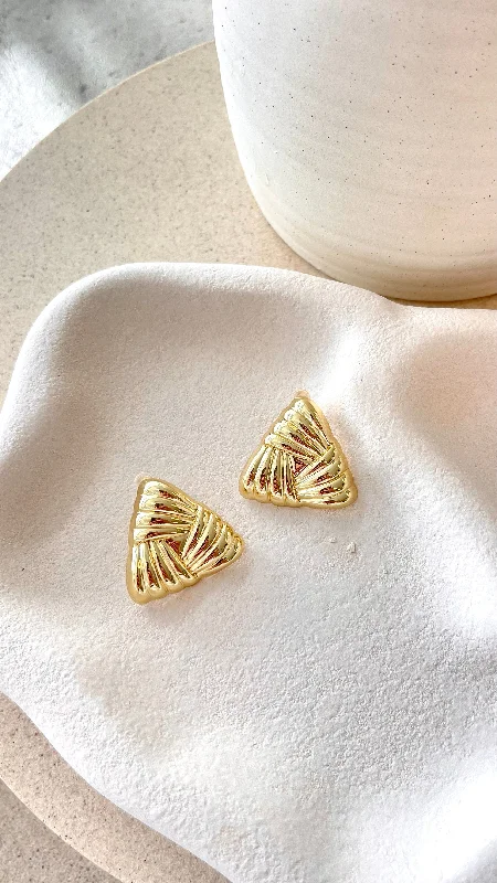 Weekend Special Madalena Earrings - Gold