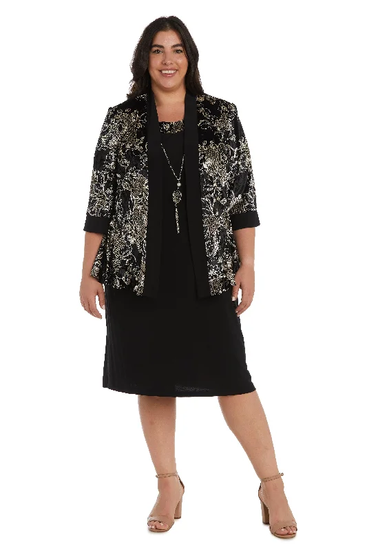 Shop and Save shift dressR&M Richards 7688W Short Plus Size Jacket Dress