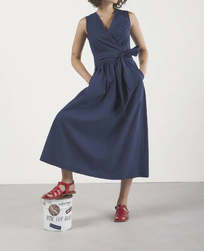 Savings Event lace-up dressPapertouch Abito Dress In Blue