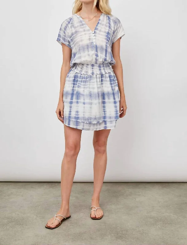 Hurry In stylish party dressKarla Dress In Coast Blue