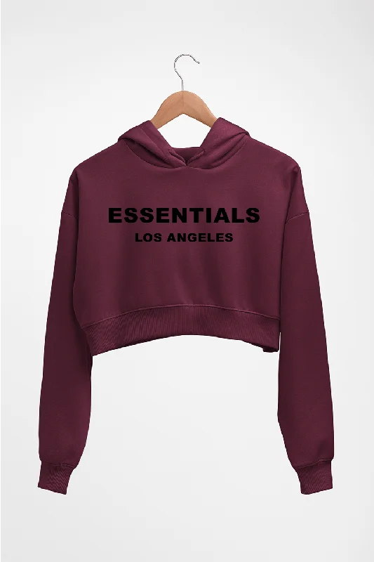 Year-End Sale minimal hoodieEssentials Crop HOODIE FOR WOMEN