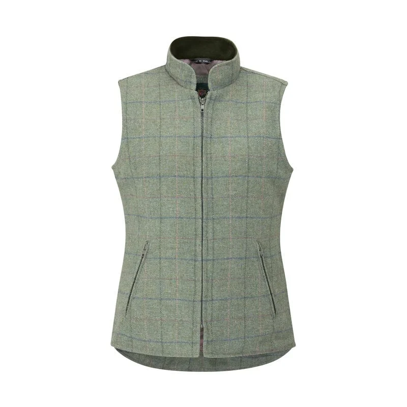 Fantastic Offers relaxed fit coatAlan Paine Rutland Ladies Tweed Gilet - Spindle