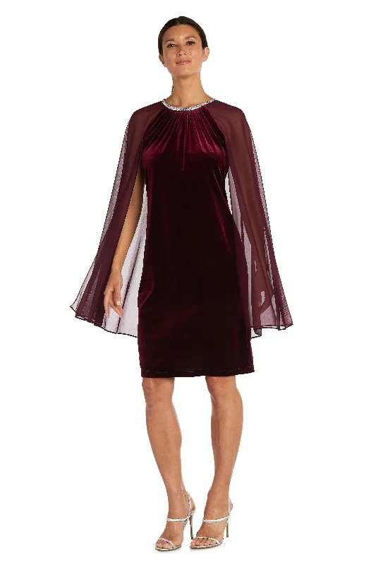 Extra Savings casual dressR&M Richards 2641 Short Cocktail Cape Dress