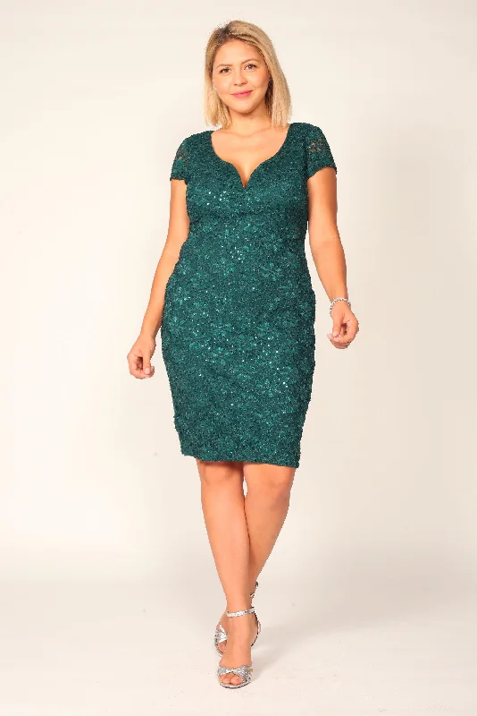 Sale Event lace dressConnected Apparel Short Formal Cocktail Dress