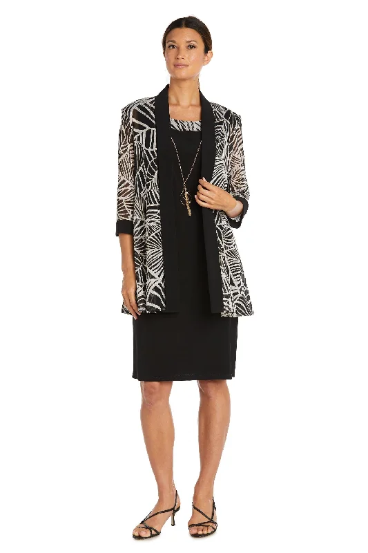 Factory Direct Sale summer dressR&M Richards 9143 Two Piece Short Jacket Dress