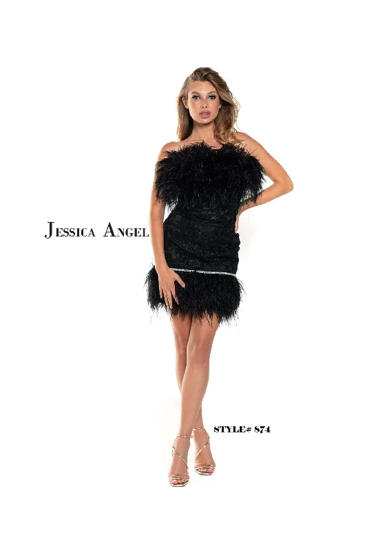 Weekend Special mini dressJessica Angel Short Strapless Cocktail Dress 874