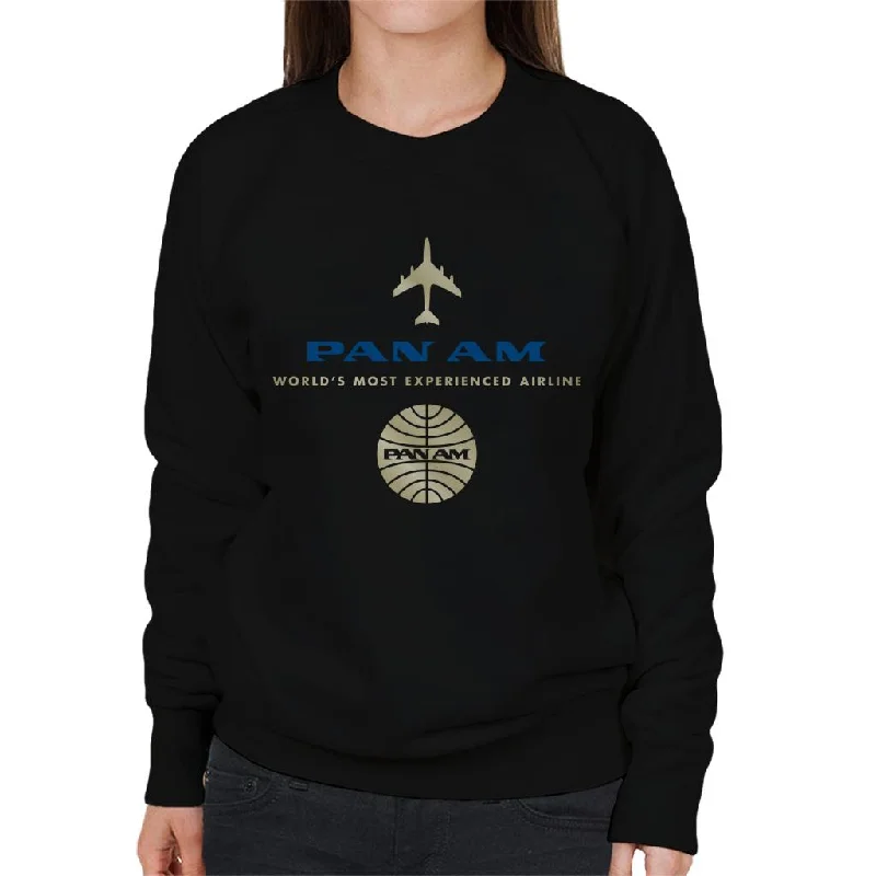 Overstock Sale premium athletic sweatshirtPan Am Worlds Most Experienced Airline Women's Sweatshirt Overstock Sale premium athletic sweatshirtPan Am Worlds Most Experienced Airline Women's Sweatshirt