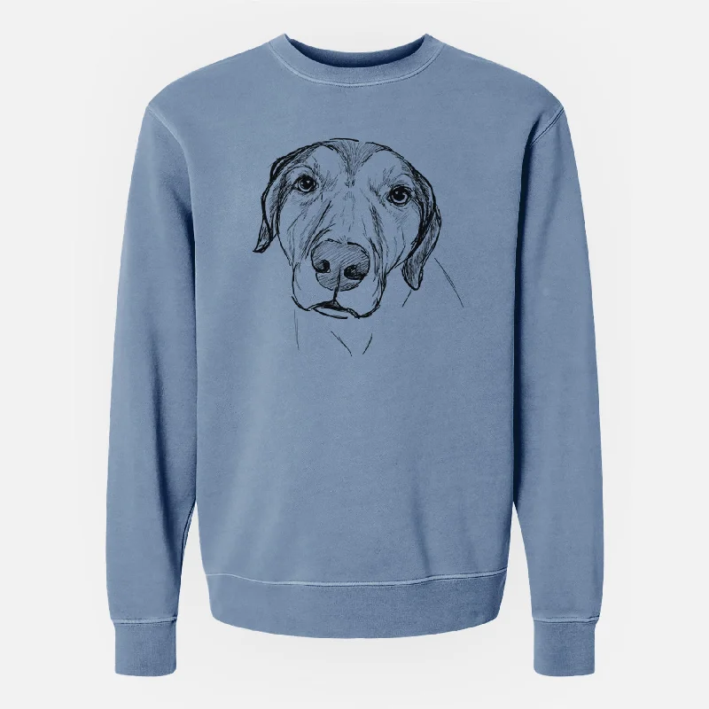 Best Deals cozy workout hoodieDoodled Buckeye the Catahoula Leopard Mix - Unisex Pigment Dyed Crew Sweatshirt Best Deals cozy workout hoodieDoodled Buckeye the Catahoula Leopard Mix - Unisex Pigment Dyed Crew Sweatshirt