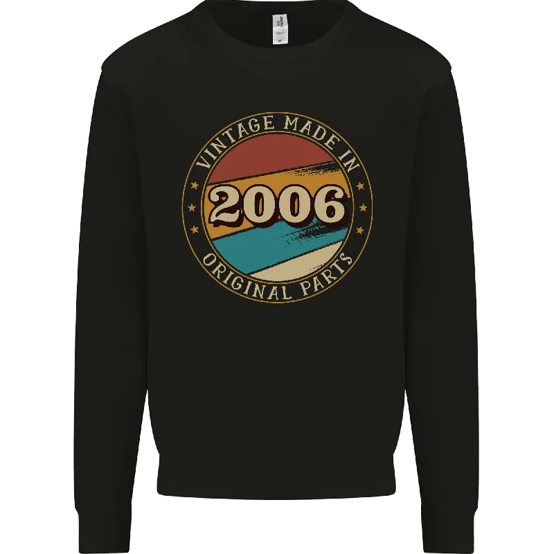 18th Birthday  Vintage Made In 2006 Mens Sweatshirt Jumper