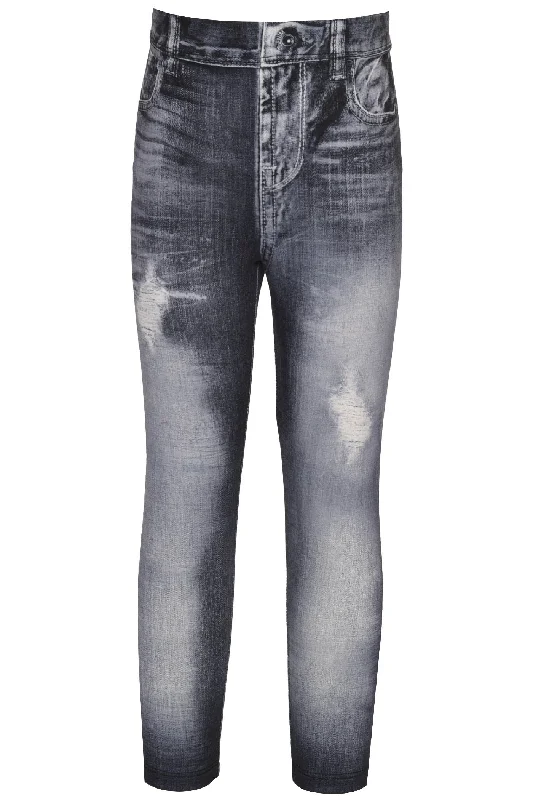 Customer Appreciation Sale comfy maxi dressBaby Sara Denim Print Leggings