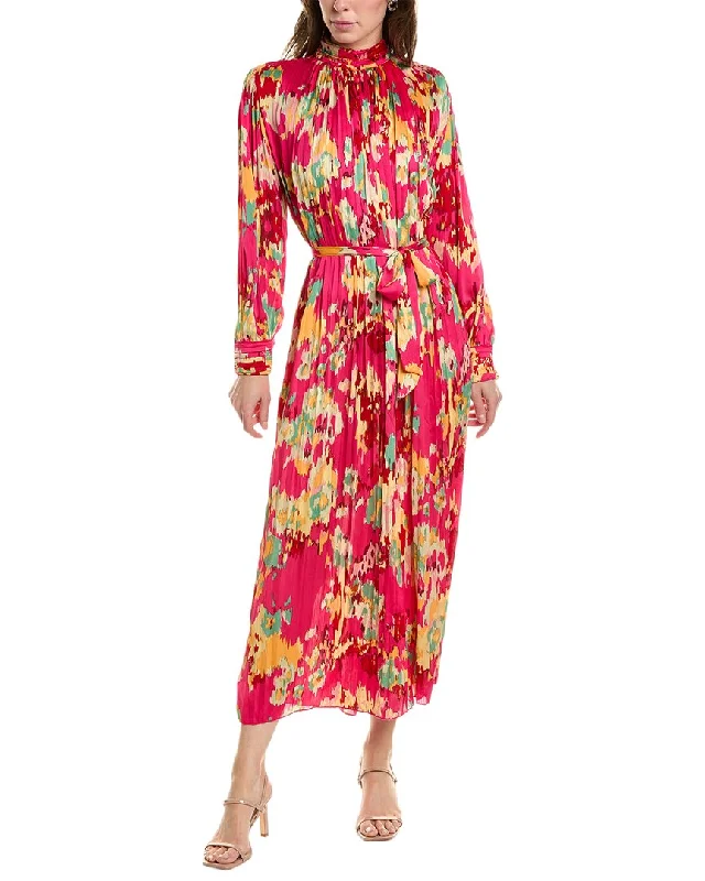 Super Deal t-shirt dressBeulah Accordion Pleated Midi Dress