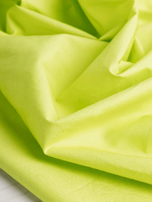 Signature Crisp Cotton Poplin - Lime Green