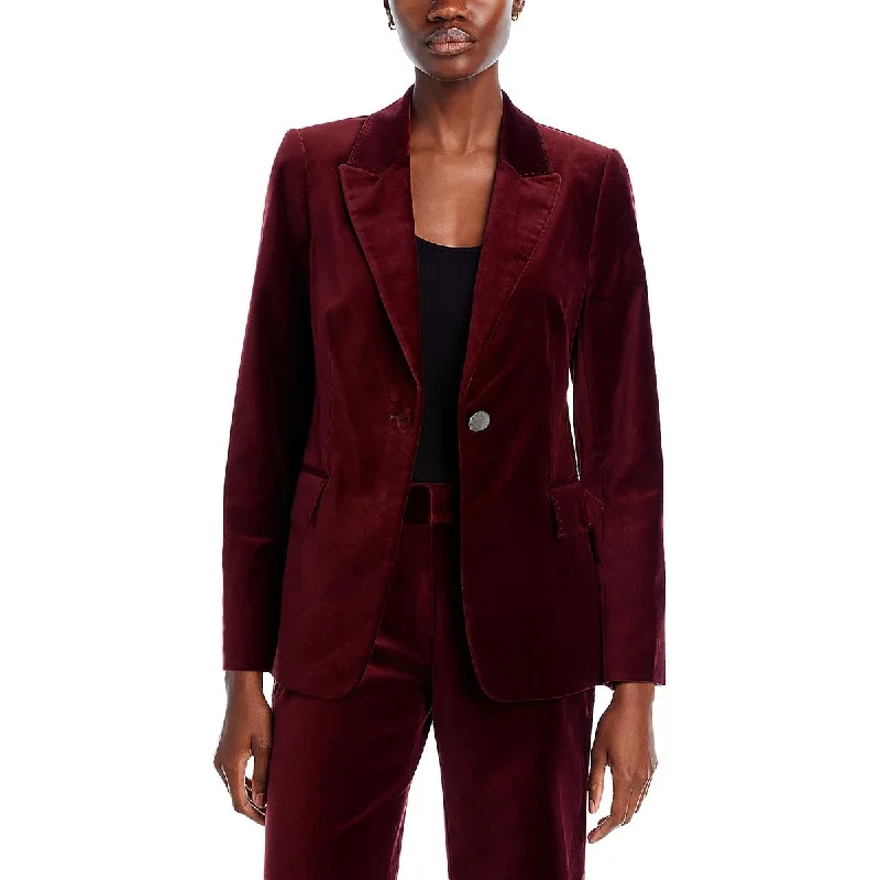 Now or Never outdoor adventure coatRamsey Womens Velvet Suit Separate One-Button Blazer
