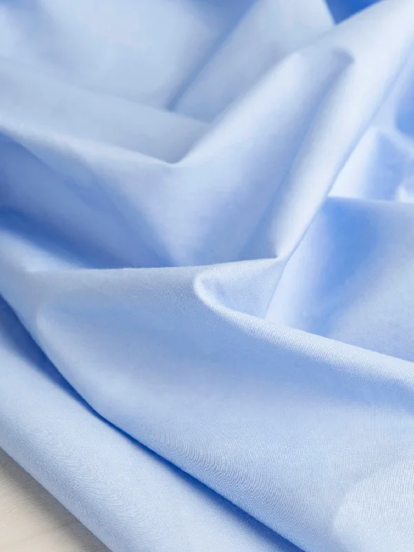 Signature Crisp Cotton Poplin - Sky Blue