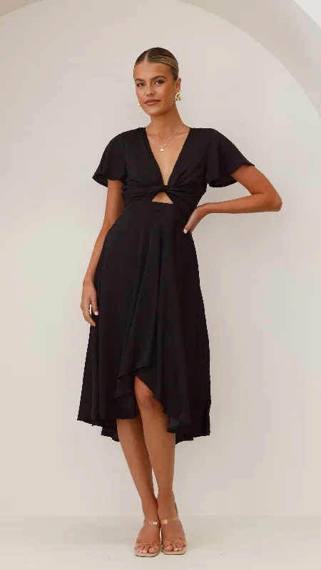 Markdown Madness Sunny Daze Dress - Black