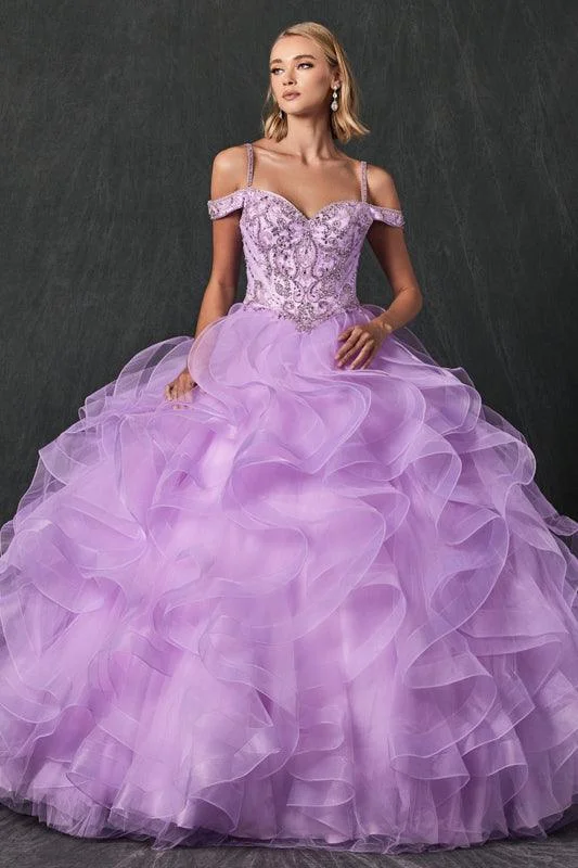 Special Promotion casual day dressLong Ball Gown Off Shoulder Quinceanera Dress