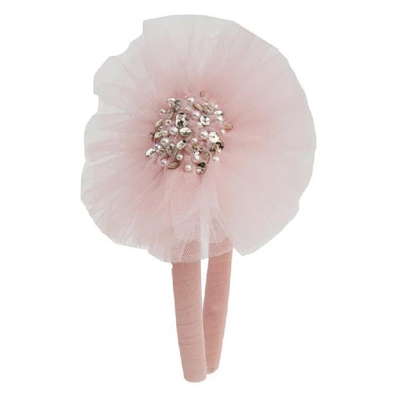 Overstock Sale sleek dressBlush Tulle Headband