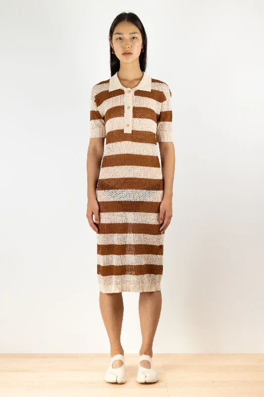 Flax Polo Dress