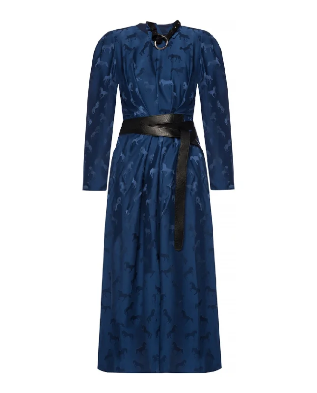 Price Break casual evening dressBelted Silk Dress