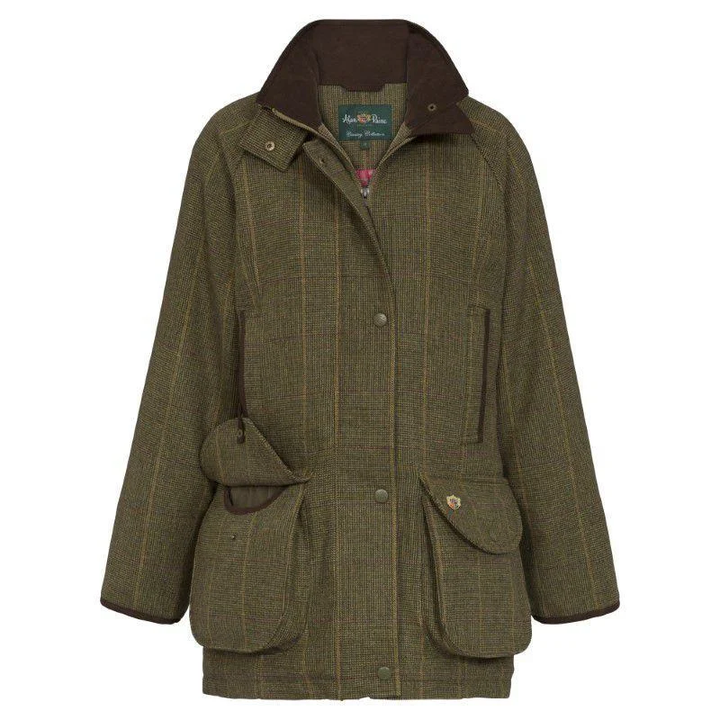 Savings Spectacular trendy bomber coatAlan Paine Combrook Ladies Tweed Waterproof Shooting Coat - Heather