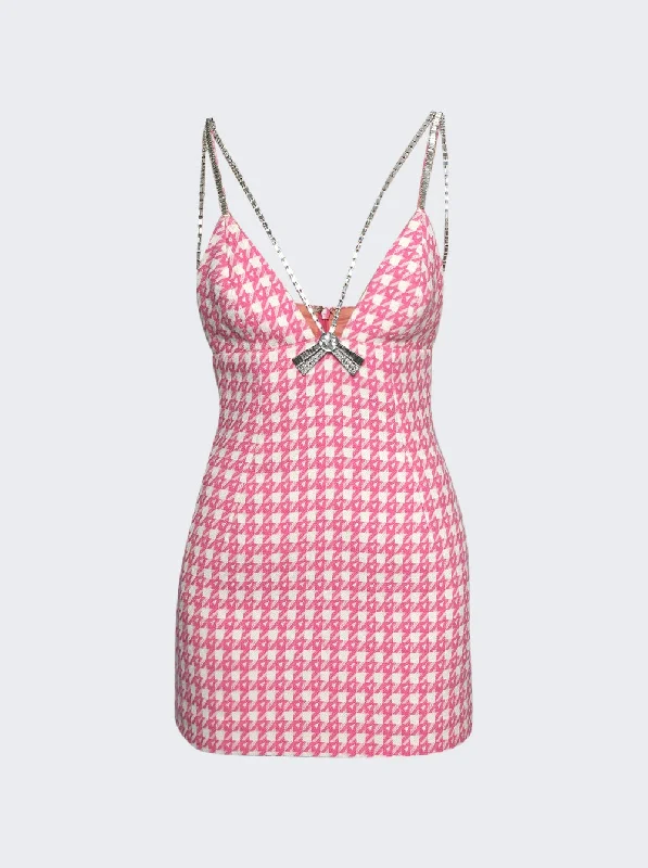 Warehouse Sale denim dressDeco Bow Mini Dress