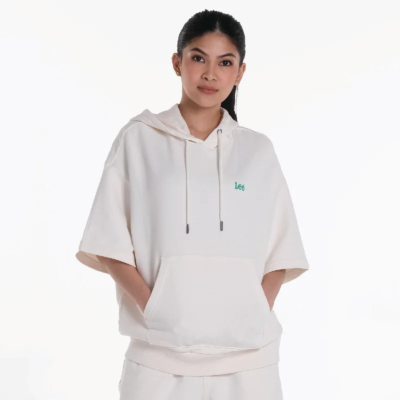 Value Deals oversized puffer coatFITS 'EM ALL S/S SWEATSHIRT HOODIE IN JET STREAM (GENDERLESS)