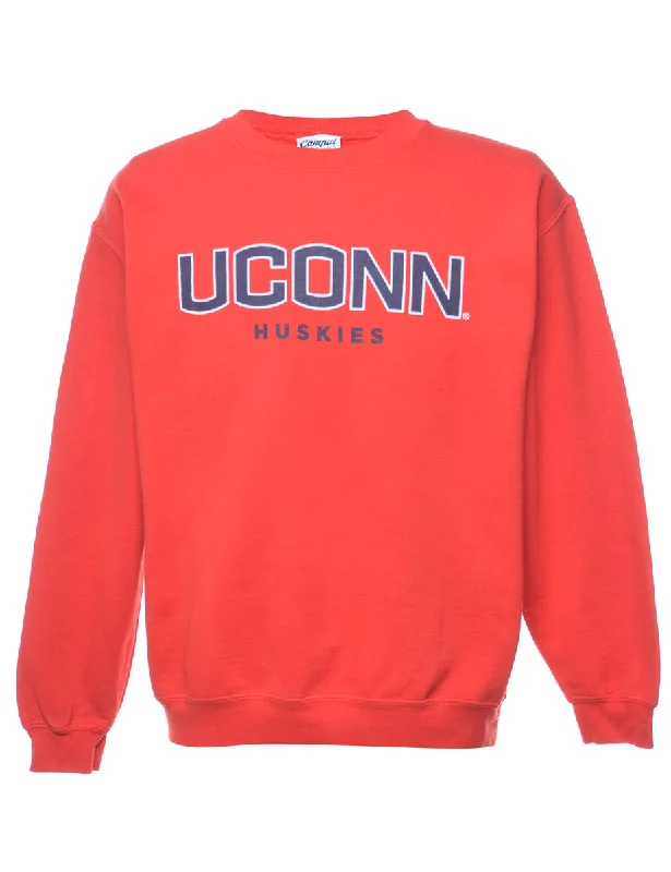 Basketball Uconn Huskies Printed Sweatshirt - S