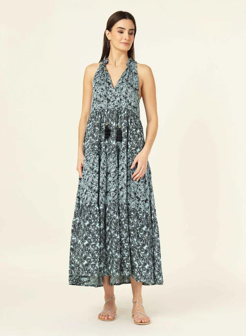 Great Deals layered dressPAOLA FLORAL MAXI DRESS