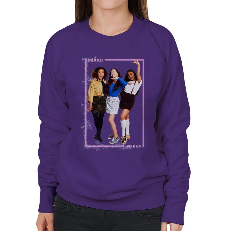 Deal of the Week fitted workout hoodieHolly Hobbie Squad Goals Women's Sweatshirt
