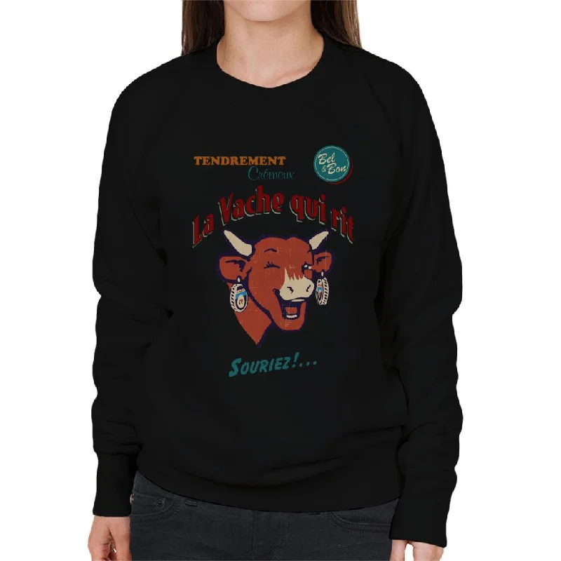 Exclusive Offers trendy gym wear hoodieThe Laughing Cow Smile Women's Sweatshirt