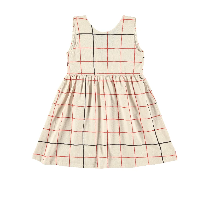 Grid red dress by Babyclic