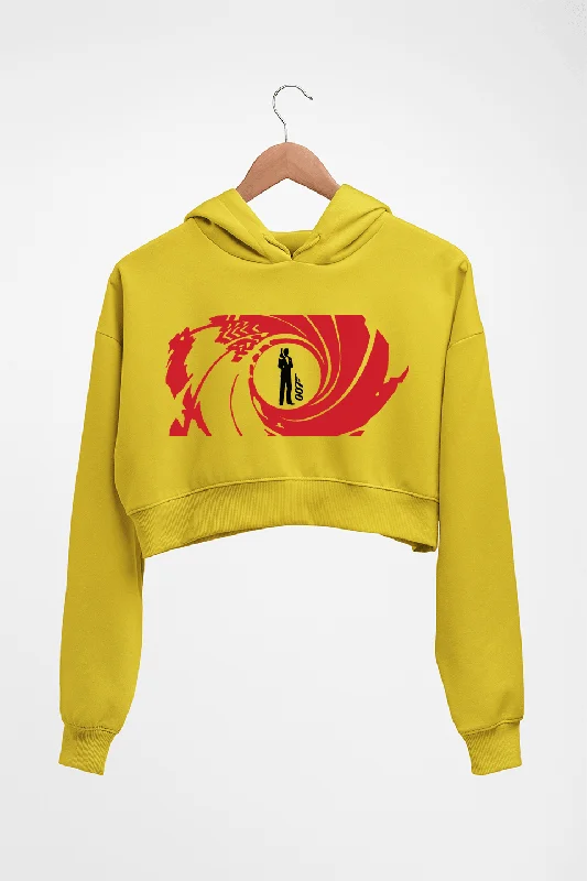 Limited Time street style hoodieJames Bond 007 Crop HOODIE FOR WOMEN