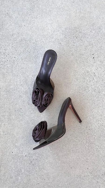 Daily Specials Casey Heel - Choc Satin