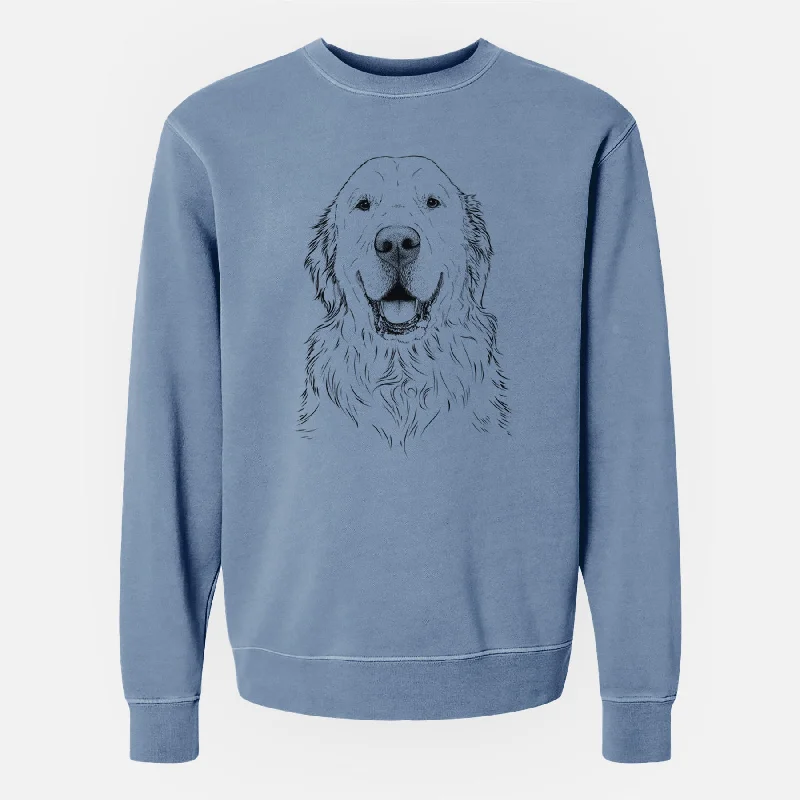 Best Bargains cool workout sweatshirtBare Maximus the Golden Retriever - Unisex Pigment Dyed Crew Sweatshirt Best Bargains cool workout sweatshirtBare Maximus the Golden Retriever - Unisex Pigment Dyed Crew Sweatshirt
