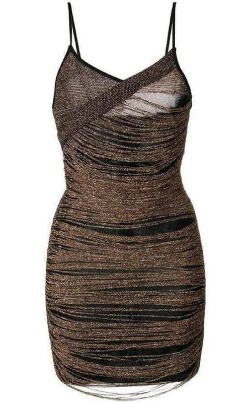 Deal Alert backless dressFitted Fringe Dress