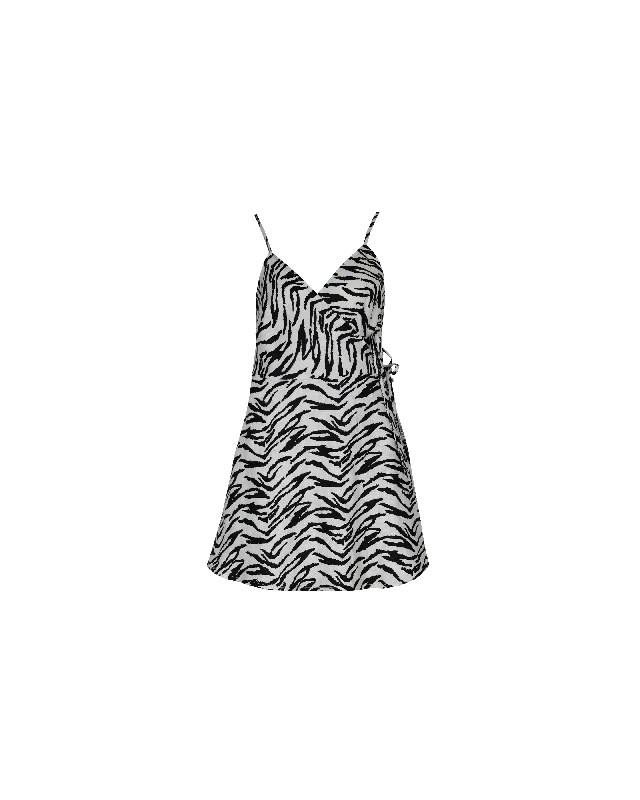 Great Deals VENEDA WRAP DRESS ZEBRA
