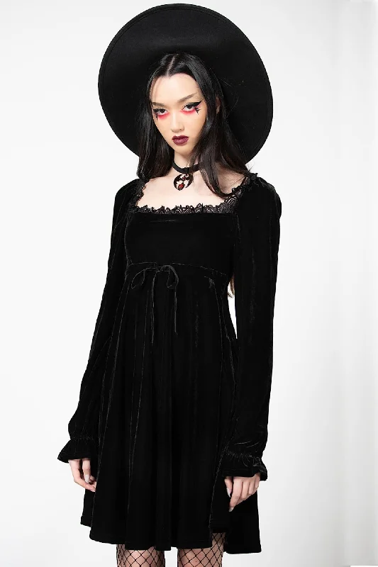 Sale Event Imperia Long Sleeve Velvet Dress [B]