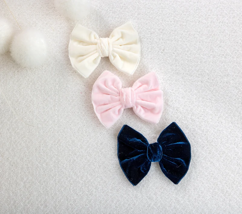 Lowest Price chic wrap dressVelvet Bow Clip