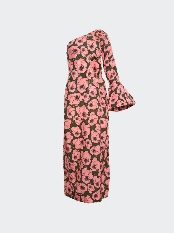 Bargain Bin ruffle dressCadillo Midi Dress