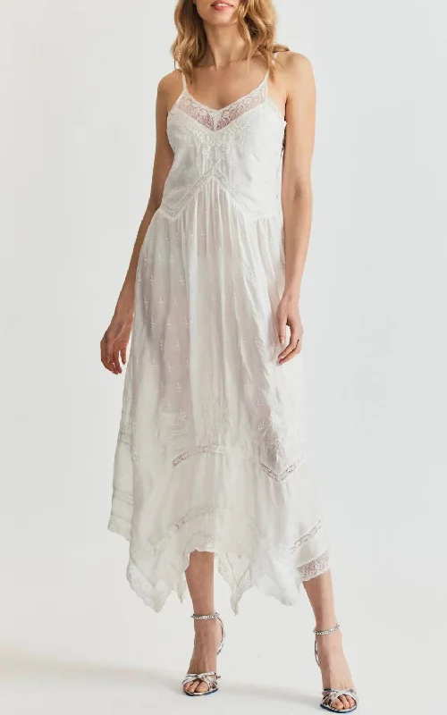 Price Break sleek dressBeltana Dress In Antique White