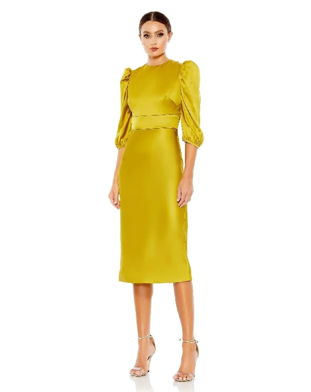 Major Savings floral midi dressMac Duggal 26927 Mother of the Bride Midi Dress