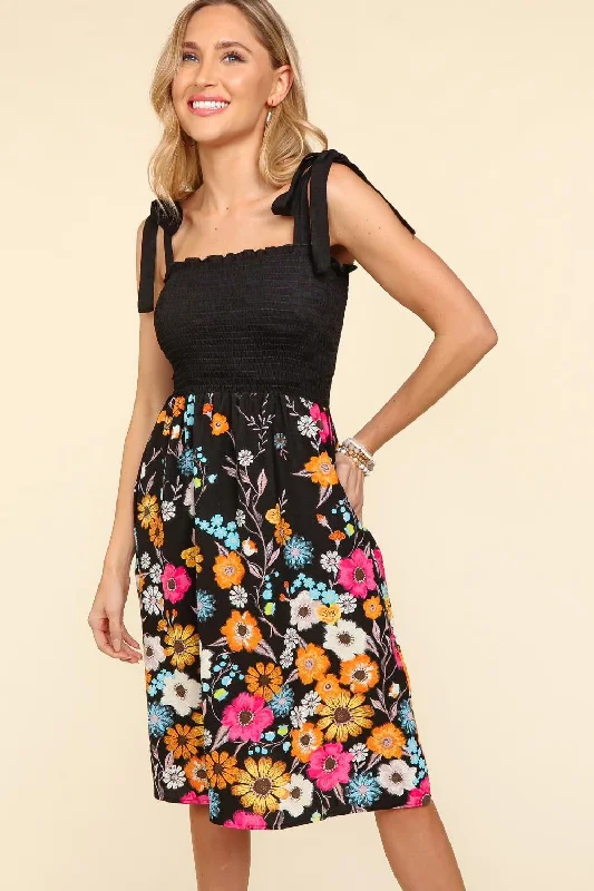 Weekend Deal t-shirt dressHaptics Smocked Cami Floral Dress