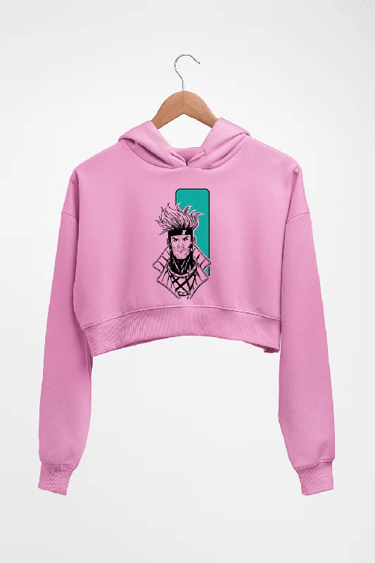 Act Fast luxe hoodieGambit-x-men Crop HOODIE FOR WOMEN