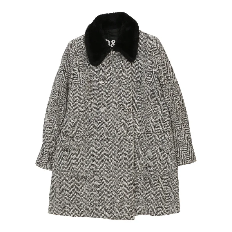 Don't Miss trendy casual outerwearDolce & Gabbana Trench Coat - Large Grey Wool Blend