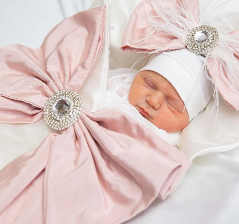 Weekend Deal floral dressFeather Swaddle Set
