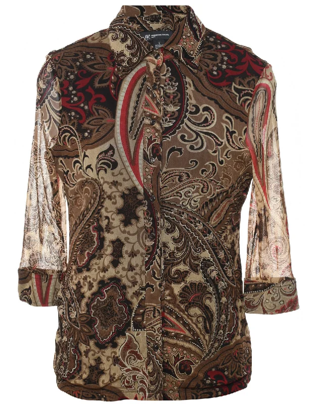 Closeout windproof jacketPaisley Shirt - S