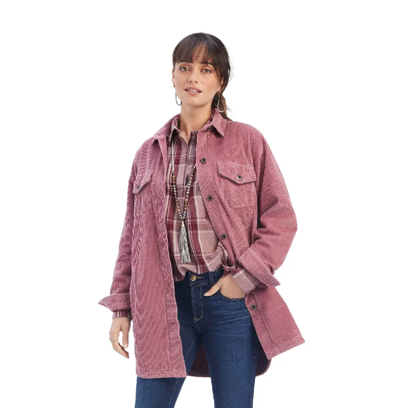 While Supplies Last windproof jacketAriat Women's On the Run Nostalgia Rose Shacket Shirt Jacket 10041662 While Supplies Last windproof jacketAriat Women's On the Run Nostalgia Rose Shacket Shirt Jacket 10041662