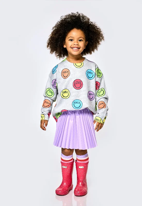 Price Drop wrap-around dressHappy Face Print Sweater