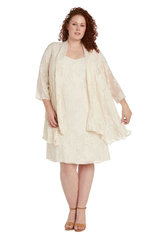 Massive Deals relaxed fit dressR&M Richards 9458W Plus Size Short Jacket Dress